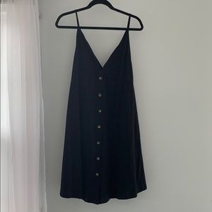 ASOS NWT black maternity dress with button detail